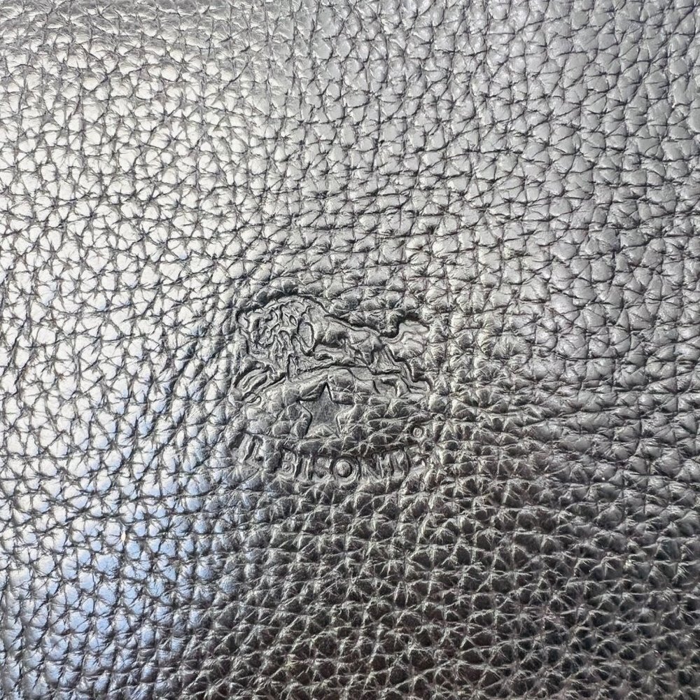 IL Bisonte Vintage Leather double sides Briefcase, Black - Picture 7 of 16